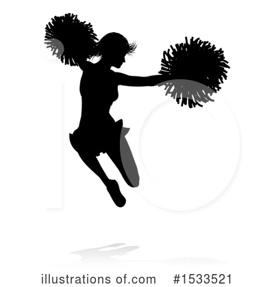 Royalty-Free (RF) Cheerleader Clipart Illustration by AtStockIllustration - Stock Sample #1533521