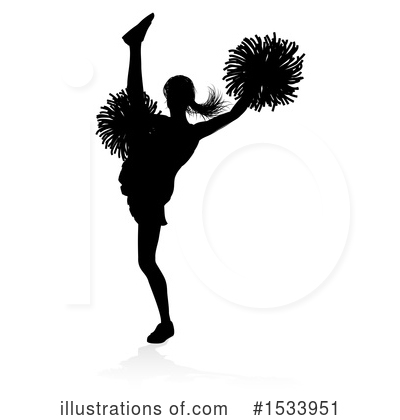 Royalty-Free (RF) Cheerleader Clipart Illustration by AtStockIllustration - Stock Sample #1533951