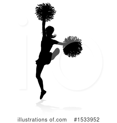Royalty-Free (RF) Cheerleader Clipart Illustration by AtStockIllustration - Stock Sample #1533952