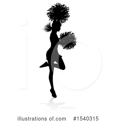 Royalty-Free (RF) Cheerleader Clipart Illustration by AtStockIllustration - Stock Sample #1540315
