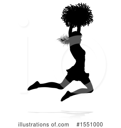 Royalty-Free (RF) Cheerleader Clipart Illustration by AtStockIllustration - Stock Sample #1551000