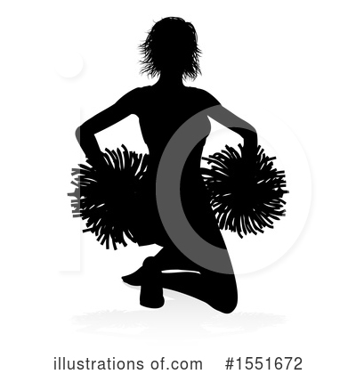 Royalty-Free (RF) Cheerleader Clipart Illustration by AtStockIllustration - Stock Sample #1551672