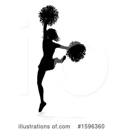 Royalty-Free (RF) Cheerleader Clipart Illustration by AtStockIllustration - Stock Sample #1596360
