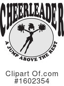Cheerleader Clipart #1602354 by Johnny Sajem