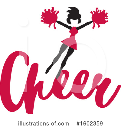 Royalty-Free (RF) Cheerleader Clipart Illustration by Johnny Sajem - Stock Sample #1602359