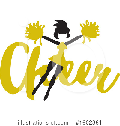 Royalty-Free (RF) Cheerleader Clipart Illustration by Johnny Sajem - Stock Sample #1602361
