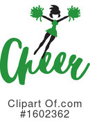 Cheerleader Clipart #1602362 by Johnny Sajem