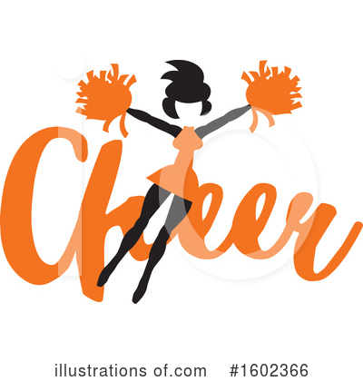 Royalty-Free (RF) Cheerleader Clipart Illustration by Johnny Sajem - Stock Sample #1602366