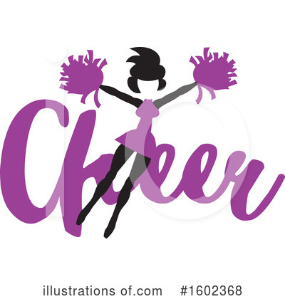 Royalty-Free (RF) Cheerleader Clipart Illustration by Johnny Sajem - Stock Sample #1602368