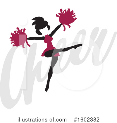 Cheerleading Clipart #1602382 by Johnny Sajem