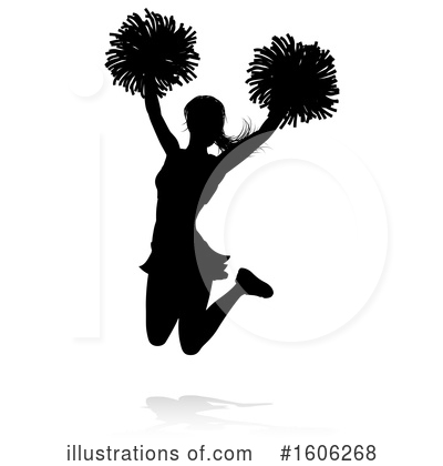 Royalty-Free (RF) Cheerleader Clipart Illustration by AtStockIllustration - Stock Sample #1606268