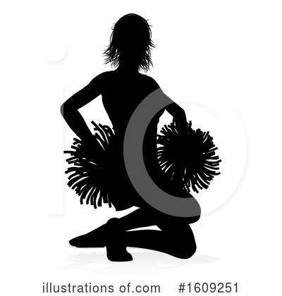 Royalty-Free (RF) Cheerleader Clipart Illustration by AtStockIllustration - Stock Sample #1609251