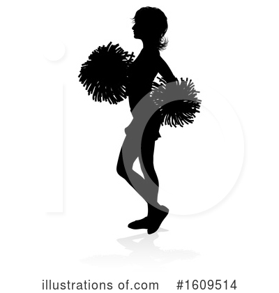 Royalty-Free (RF) Cheerleader Clipart Illustration by AtStockIllustration - Stock Sample #1609514