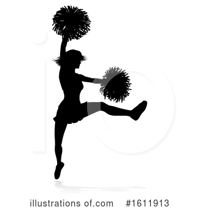 Royalty-Free (RF) Cheerleader Clipart Illustration by AtStockIllustration - Stock Sample #1611913