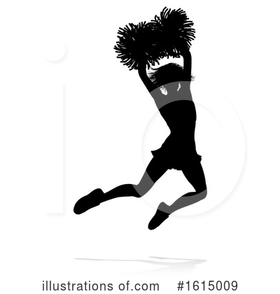 Royalty-Free (RF) Cheerleader Clipart Illustration by AtStockIllustration - Stock Sample #1615009