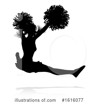 Royalty-Free (RF) Cheerleader Clipart Illustration by AtStockIllustration - Stock Sample #1616077