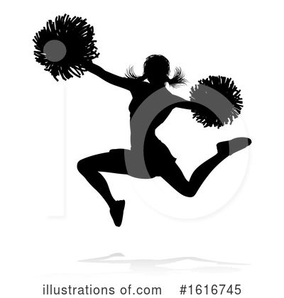 Royalty-Free (RF) Cheerleader Clipart Illustration by AtStockIllustration - Stock Sample #1616745