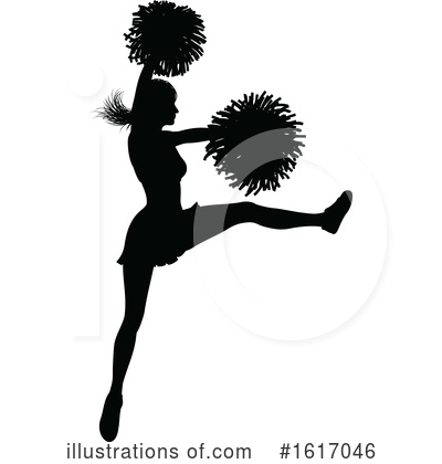 Cheerleader Clipart #1617046 by AtStockIllustration