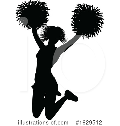 Royalty-Free (RF) Cheerleader Clipart Illustration by AtStockIllustration - Stock Sample #1629512