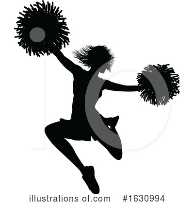 Royalty-Free (RF) Cheerleader Clipart Illustration by AtStockIllustration - Stock Sample #1630994