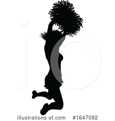Royalty-Free (RF) Cheerleader Clipart Illustration by AtStockIllustration - Stock Sample #1647092