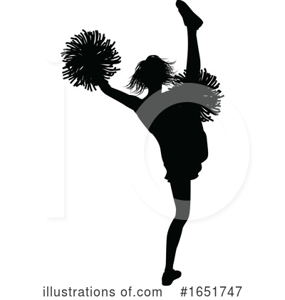 Royalty-Free (RF) Cheerleader Clipart Illustration by AtStockIllustration - Stock Sample #1651747