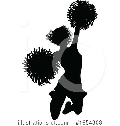 Royalty-Free (RF) Cheerleader Clipart Illustration by AtStockIllustration - Stock Sample #1654303