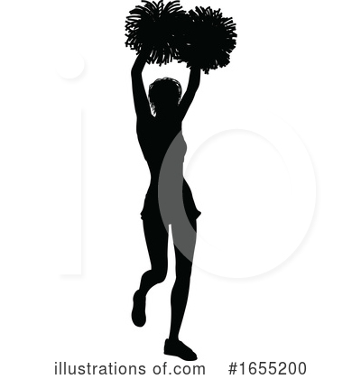 Royalty-Free (RF) Cheerleader Clipart Illustration by AtStockIllustration - Stock Sample #1655200