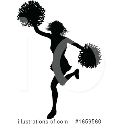 Royalty-Free (RF) Cheerleader Clipart Illustration by AtStockIllustration - Stock Sample #1659560