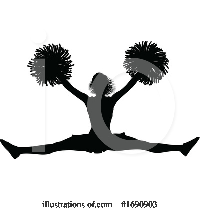 Royalty-Free (RF) Cheerleader Clipart Illustration by AtStockIllustration - Stock Sample #1690903
