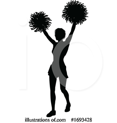 Royalty-Free (RF) Cheerleader Clipart Illustration by AtStockIllustration - Stock Sample #1693428