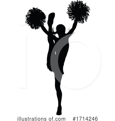 Royalty-Free (RF) Cheerleader Clipart Illustration by AtStockIllustration - Stock Sample #1714246