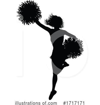 Royalty-Free (RF) Cheerleader Clipart Illustration by AtStockIllustration - Stock Sample #1717171