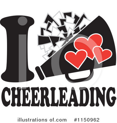Royalty-Free (RF) Cheerleading Clipart Illustration by Johnny Sajem - Stock Sample #1150962