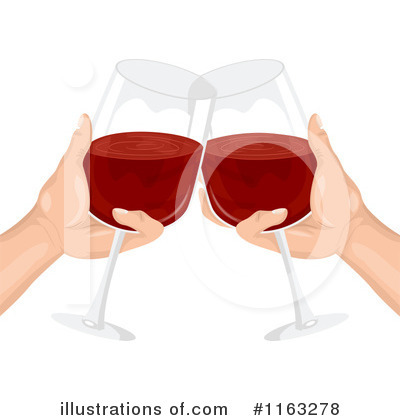 Red Wine Clipart #1163278 by BNP Design Studio