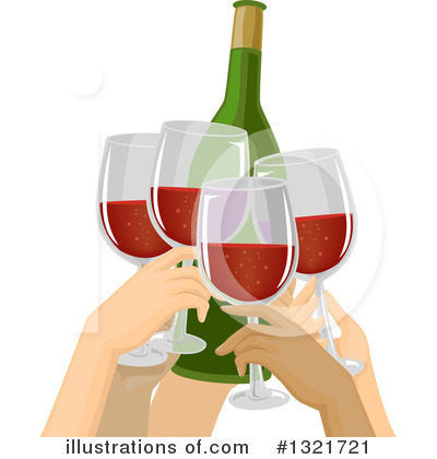 Royalty-Free (RF) Cheers Clipart Illustration by BNP Design Studio - Stock Sample #1321721