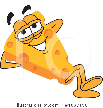 Royalty-Free (RF) Cheese Character Clipart Illustration by Mascot Junction - Stock Sample #1067156