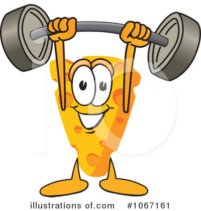 Royalty-Free (RF) Cheese Character Clipart Illustration by Mascot Junction - Stock Sample #1067161