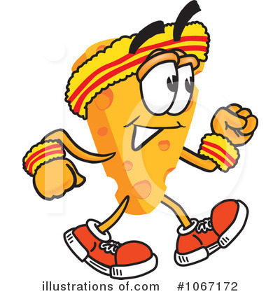 Royalty-Free (RF) Cheese Character Clipart Illustration by Mascot Junction - Stock Sample #1067172