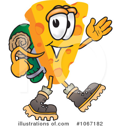 Royalty-Free (RF) Cheese Character Clipart Illustration by Mascot Junction - Stock Sample #1067182