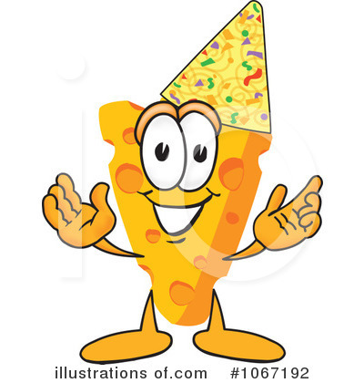 Royalty-Free (RF) Cheese Character Clipart Illustration by Mascot Junction - Stock Sample #1067192