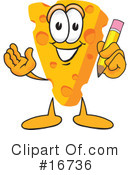 Cheese Character Clipart #16736 by Mascot Junction