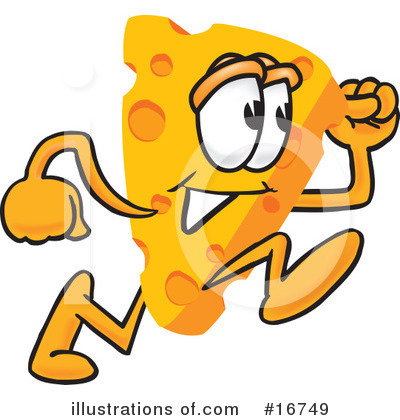 Cheese Character Clipart #16749 by Mascot Junction