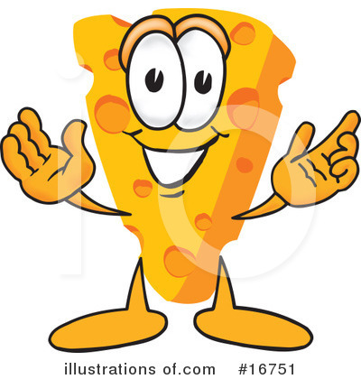 Cheese Mascot Clipart #16751 by Toons4Biz