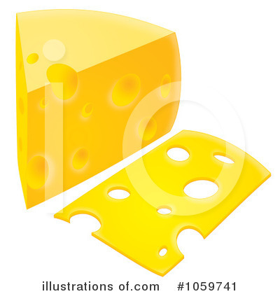 Royalty-Free (RF) Cheese Clipart Illustration by Alex Bannykh - Stock Sample #1059741