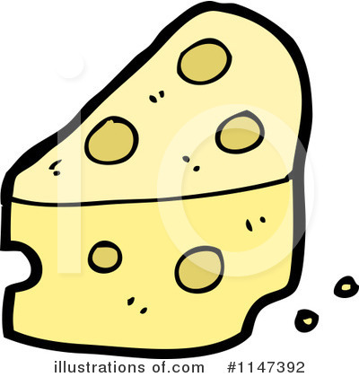 Royalty-Free (RF) Cheese Clipart Illustration by lineartestpilot - Stock Sample #1147392