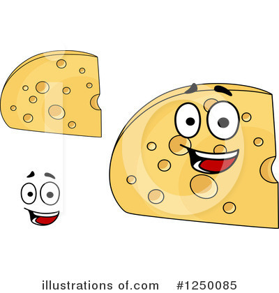 Royalty-Free (RF) Cheese Clipart Illustration by Vector Tradition SM - Stock Sample #1250085