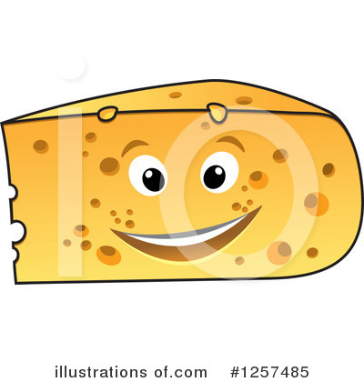 Royalty-Free (RF) Cheese Clipart Illustration by Vector Tradition SM - Stock Sample #1257485