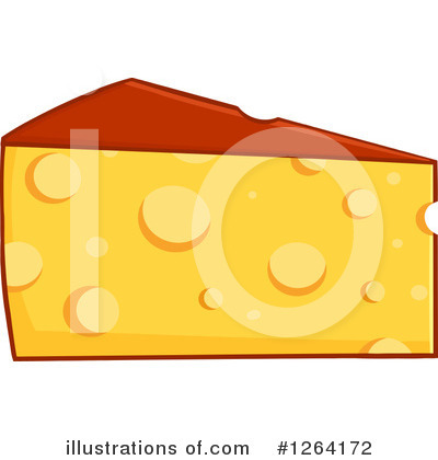 Royalty-Free (RF) Cheese Clipart Illustration by Hit Toon - Stock Sample #1264172