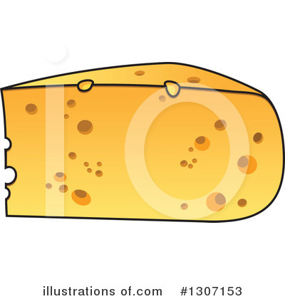 Royalty-Free (RF) Cheese Clipart Illustration by Vector Tradition SM - Stock Sample #1307153